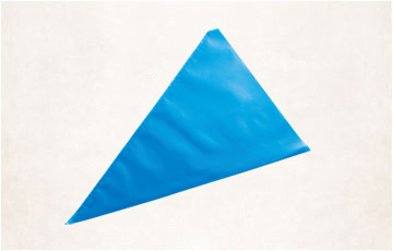 使い捨てブルー絞り袋 中